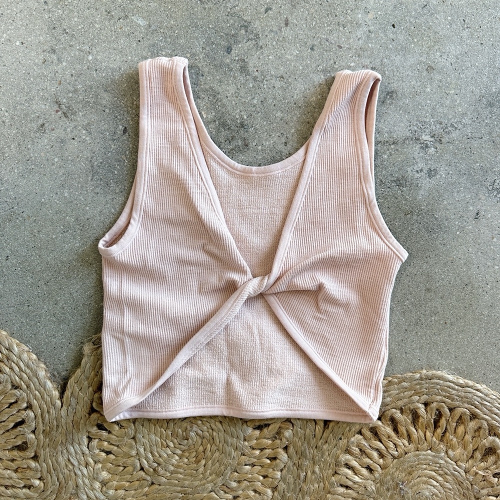 Blush Twist Tank